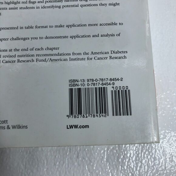 Nutrition Essentials for Nursing Practice by Susan G. Dudek RD BS Book - Picture 4 of 8